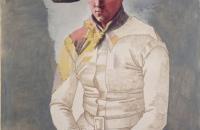 巴勃罗·毕加索 (1881-1973) 'Jacinta Salvado as a Harlequin'，1923 年（布面油画）