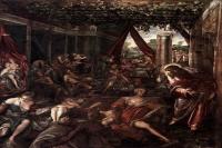 前1000幅世界名画-《遗嘱池》 Tintoretto (Jacopo Comin) - 布面油画 - 533 x 529 cm