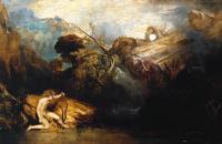 约瑟夫·马洛德·威廉·特纳（Joseph Mallord William Turner）-阿波罗和Python 1811油画