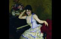 伊利亚·列宾（ Ilya Repin） –钢琴家SI Menter的肖像。1887年