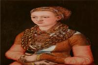 老卢卡斯·克拉纳赫（Lucas Cranach the Elder）作品-《Anna Buchner 的肖像》