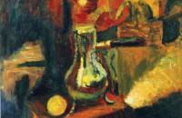 亨利·马蒂斯（Henri Matisse）-静物与巧克力罐1900 作品欣赏