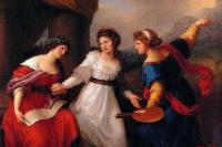 《在音乐与绘画之间犹豫不决的艺术家》考夫曼 瑞士