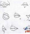 工笔人物画嘴的结构画法图