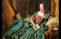 前500幅世界名画-弗朗索瓦・布歇《德・蓬帕杜尔夫人》作品