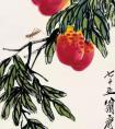 大师画写意桃子作品