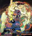 克里姆特《处女》 克里姆特油画作品-奥地利