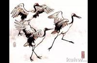 丹顶鹤写意画法