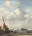 范德维德的《荷兰港口入口处》作品