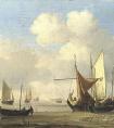 范德维德的《搁浅的荷兰船只》作品