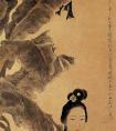 沙馥作品《芭蕉美人图》 沙馥国画-清