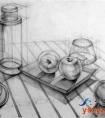 结构素描（静物）画法步骤一