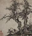 山水画 “枯树法”与“夹叶树法”