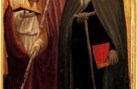 马萨乔（Masaccio，意大利，1401-1428）作品-圣乔维纳莱三联画。右侧面板。