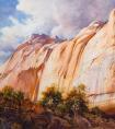 锡安国家公园水彩画示范