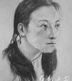 素描女青年肖像的要点