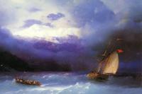 《狂暴的海涛》艾伊瓦佐夫斯基 俄国