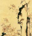 李方膺《菊石图》 李方膺国画作品-清