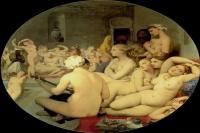 前1000幅世界名画-《土耳其浴室》安格尔 法国