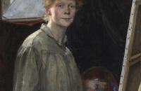 米娜·卡尔森-布里德伯格 《自画像