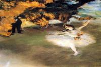 德加作品《芭蕾舞女》