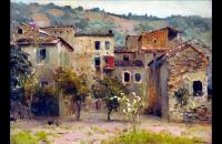 艾萨克·伊里奇·列维坦（ Isaac Ilyich Levitan） ——靠近博尔迪盖拉。 1890年在意大利北部作品欣赏