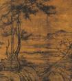 李成作品《乔松平远图》 李成国画-宋