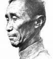 老人素描头像写生步骤