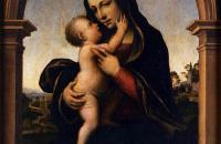 马里奥托·阿尔贝蒂内利（Marioto Albertinelli）作品-圣母子