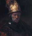 伦勃朗的《穿金盔甲的男人》作品