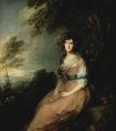 庚斯博罗的《查理夫人》作品