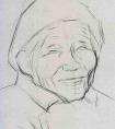 老太婆头像素描教程