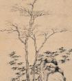 倪瓒的《古木幽篁图》作品