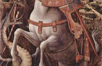卡洛·克里维利（Carlo Crivelli，意大利画家，1435-1495）作品--圣乔治