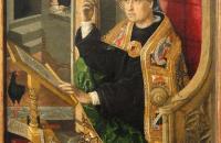 巴托洛梅·贝尔梅霍（Bartolomé Bermejo，西班牙，1440-1501）作品-圣奥古斯丁