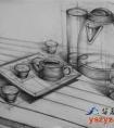 结构素描（静物）画法步骤五