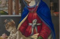 菲利皮诺·利皮（Filippino Lippi ，意大利，1457-1504）作品-麦当娜和孩子
