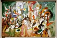 前1000幅世界名画-《一年的乳草》 阿希尔·高尔基（ Arshile Gorky）