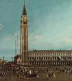 卡纳莱托的《威尼斯圣马可广场》作品