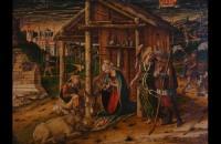 卡洛·克里维利（Carlo Crivelli，意大利画家，1435-1495）作品--牧羊人的崇拜