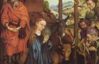 马丁·施恩告尔（Martin Schongauer，1445-1491，德国）作品-牧羊人的崇拜