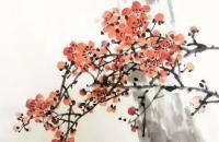 写意梅花技法——点厾法