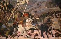 前500幅世界名画-乌切洛《圣罗马诺之战》 乌切洛油画作品-意大利