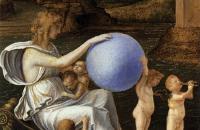 乔凡尼・贝里尼(Giovanni Bellini，意大利，1430-1516 年）-四个寓言：财富（或忧郁）