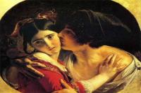 前1000幅世界名画-《吻》莫勒 俄国