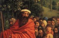 扬·范·埃克（Jan van Eyck，荷兰画家 ， 1390 - 1441 年）作品-根特祭坛（详细）2