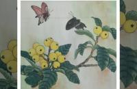 李怀臣《芳间无艳抱金归》工笔枇杷画法