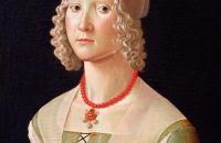多梅尼哥·基尔兰达约（Domenico Ghirlandaio，1448-1494，意大利）作品-年轻女子的肖像
