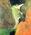 保罗・高更【激流与牛(峡谷之上)】作品-- 法国