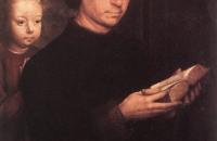 汉斯·梅姆林（Hans Memling，1430 – 1494 年，德国画家）作品-读书人的肖像